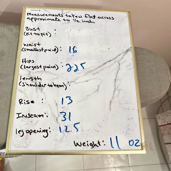 Zara red printed palazzo wide leg high waisted slip on pants size xl - Picture 13 of 13